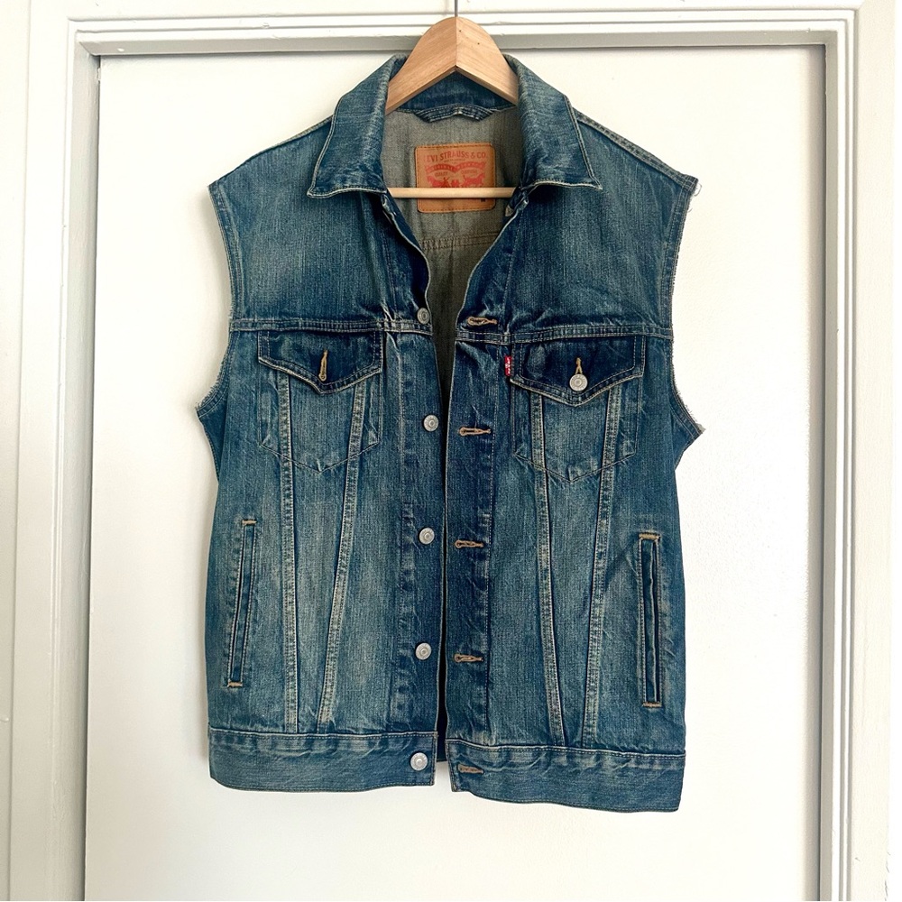 Vintage Men’s Unisex Levi’s Denim Jacket Vest
